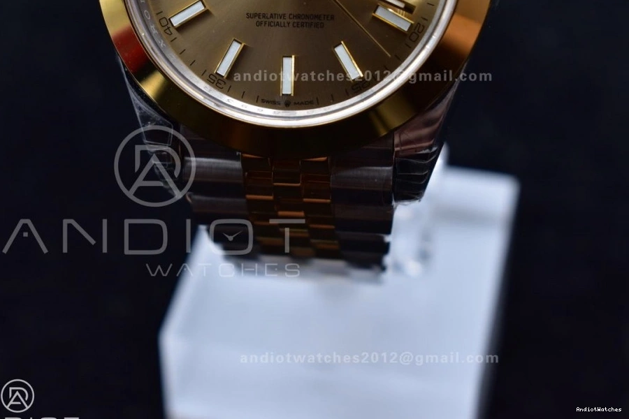 Dial SS VS DateJust Flexible VSF 126331 Steel 904L 1:1 Edition YG Bracelet Gold 396 Yellow On Jubilee 41 Best 0128